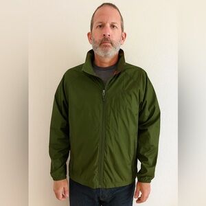 L.L. Bean Men's Olive Windbreaker Vintage